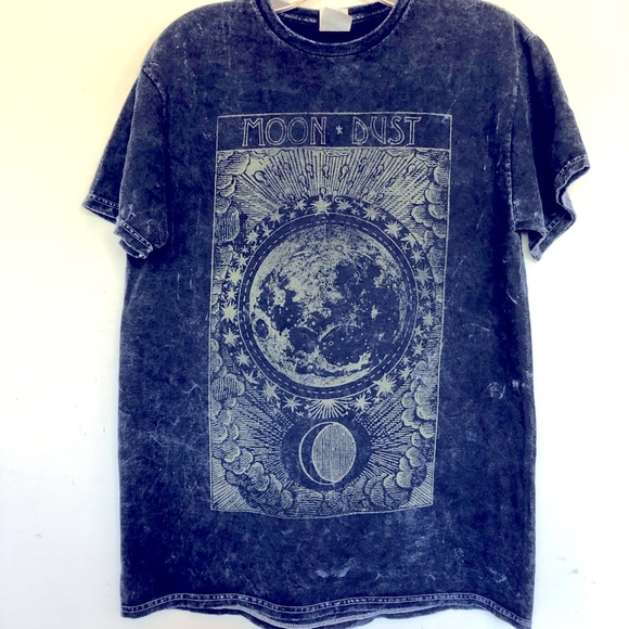 Moon Dust Acid Wash T Shirt - Picture 2 of 3